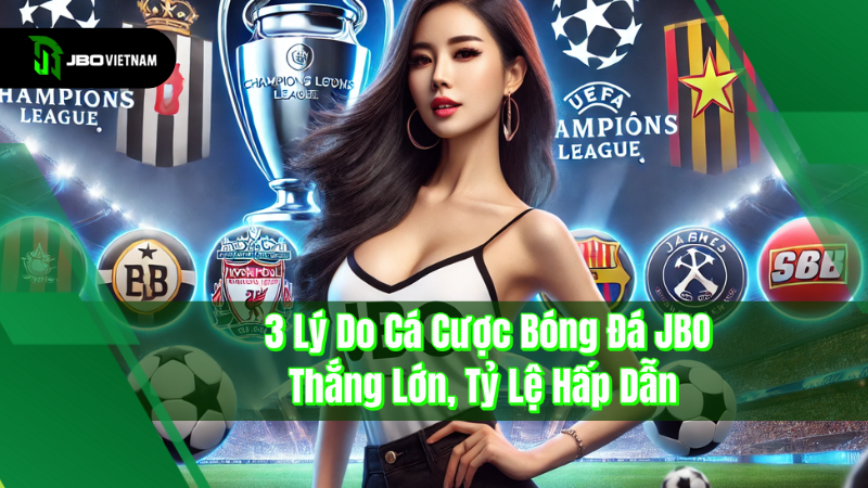 3 Lý Do Cá Cược Bóng Đá JBO Thắng Lớn, Tỷ Lệ Hấp Dẫn